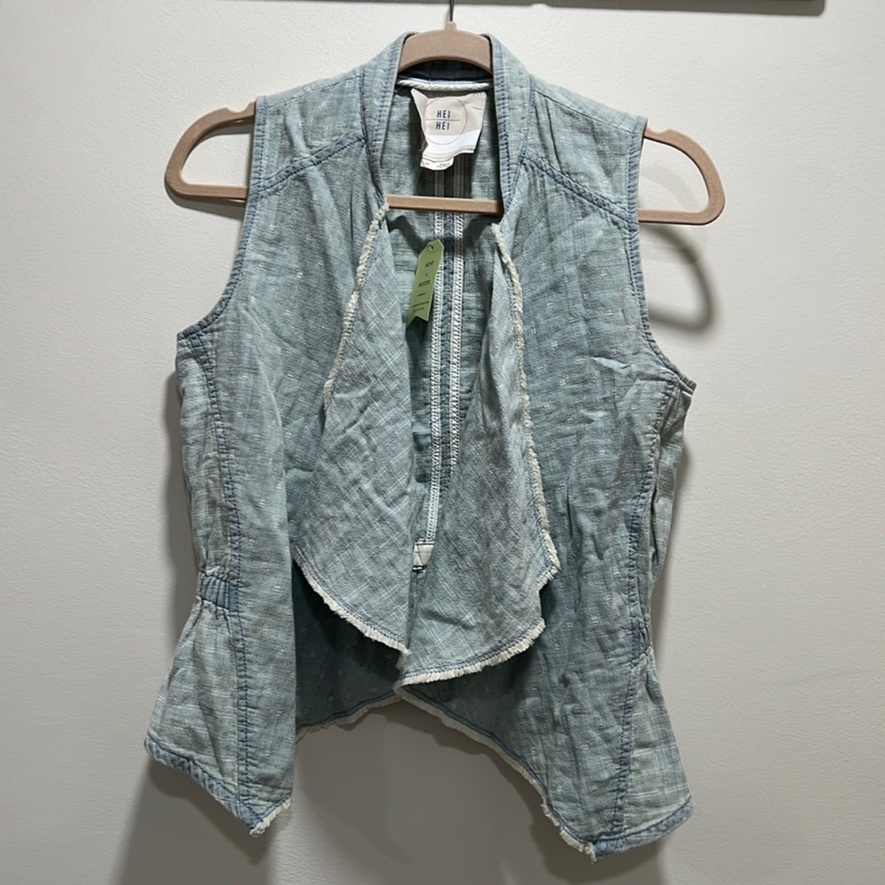 𝅺hei HEI by Anthropologie denim vest XS